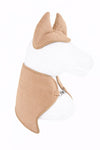 Super Hobby Horse - Hobby Horse A3 -setti: fleecehuopa ja korvahuppu - kameli