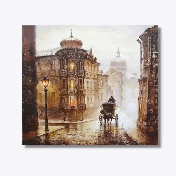 Midnight Carriage - Paint By Numbers