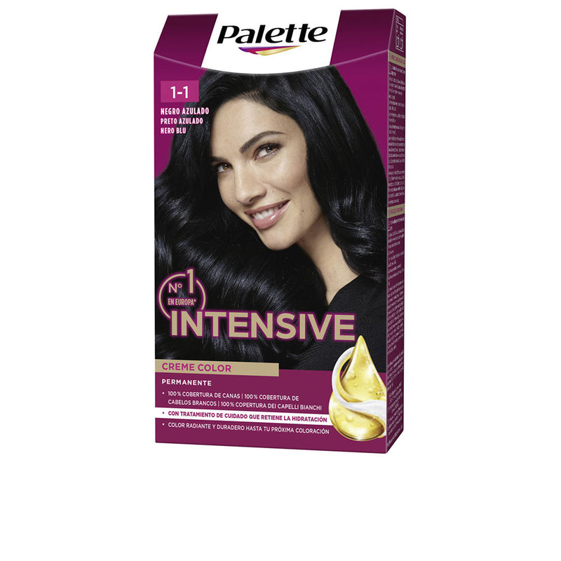 Palette Intensive Dye #1.1-Blue Black 1 U | Vuodevaatteet.fi