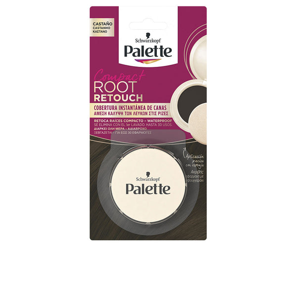 Palette Root retouch compact retouches #kastanja juuret 3 gr | Vuodevaatteet.fi