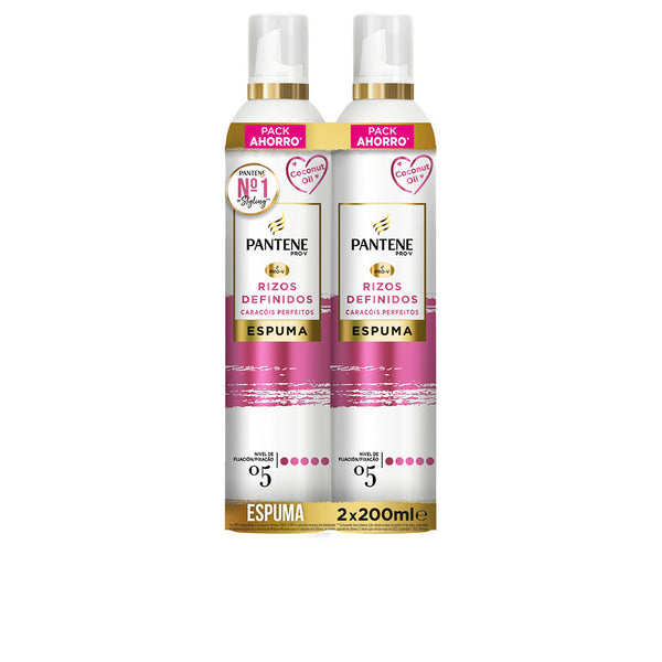 Pantene Defined Curls Mousse Set 2 X 200 Ml | Vuodevaatteet.fi