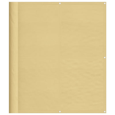 Parvekesuoja hiekka 120x600 cm 100% polyesteri Oxford kangas