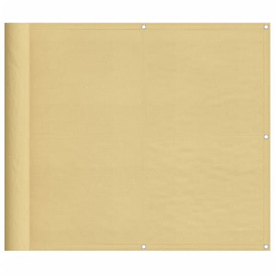 Parvekesuoja hiekka 90x400 cm 100% polyesteri Oxford kangas