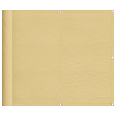 Parvekesuoja hiekka 90x500 cm 100% polyesteri Oxford kangas