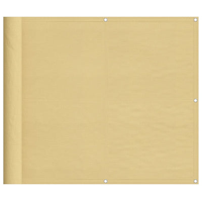 Parvekesuoja hiekka 90x600 cm 100% polyesteri Oxford kangas