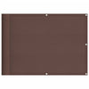 Parvekesuoja ruskea 75x700 cm 100% polyesteri Oxford kangas