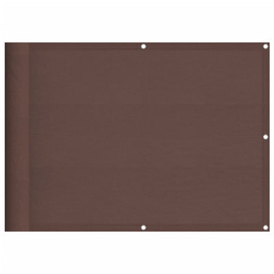 Parvekesuoja ruskea 75x700 cm 100% polyesteri Oxford kangas