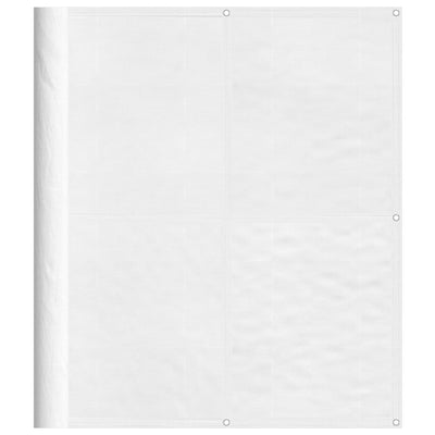 Parvekesuoja valkoinen 120x800 cm 100% Oxford polyesteri