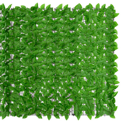 Parvekkeen näköeste vihreillä lehdillä 300x150 cm