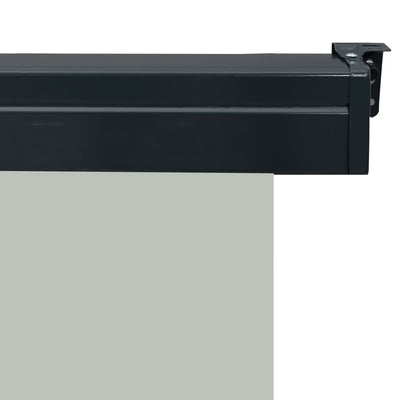 Parvekkeen sivumarkiisi 105x250 cm harmaa