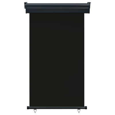 Parvekkeen sivumarkiisi 105x250 cm musta
