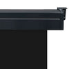 Parvekkeen sivumarkiisi 105x250 cm musta