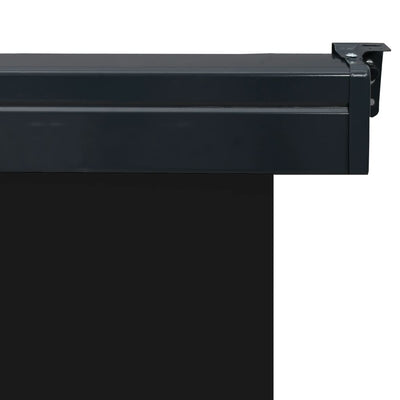 Parvekkeen sivumarkiisi 105x250 cm musta