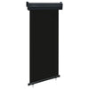 Parvekkeen sivumarkiisi 105x250 cm musta