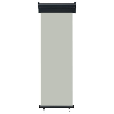 Parvekkeen sivumarkiisi 65x250 cm harmaa