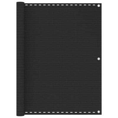 Parvekkeen suoja antrasiitti 120x600 cm HDPE