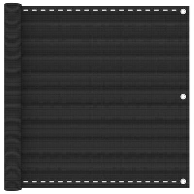 Parvekkeen suoja antrasiitti 90x300 cm HDPE