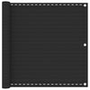Parvekkeen Suoja HDPE 90x600 cm Antrasiitti