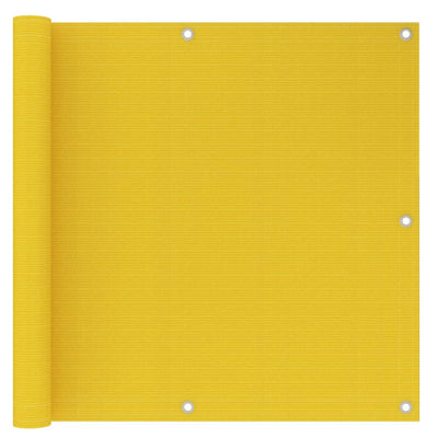 Parvekkeen suoja keltainen 90x300 cm HDPE