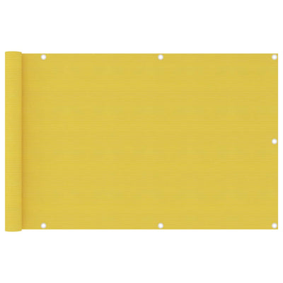 Parvekkeen suoja keltainen 90x400 cm HDPE