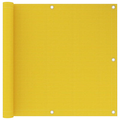 Parvekkeen suoja keltainen 90x600 cm HDPE