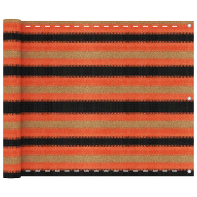Parvekkeen suoja monivärinen 75x400 cm HDPE