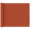 Parvekkeen suoja oranssi 75x300 cm HDPE