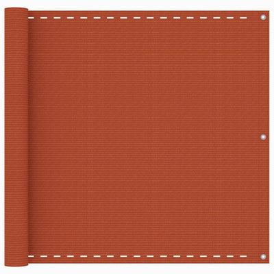 Parvekkeen suoja oranssi 90x600 cm HDPE