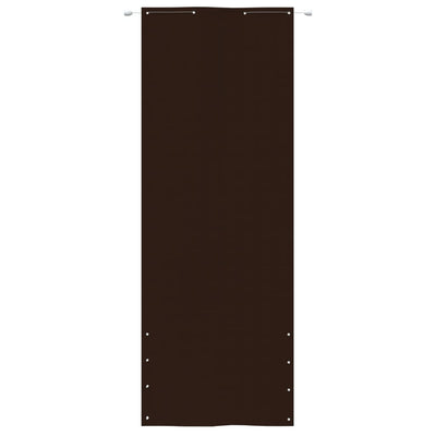 Parvekkeen suoja ruskea 80x240 cm Oxford kangas