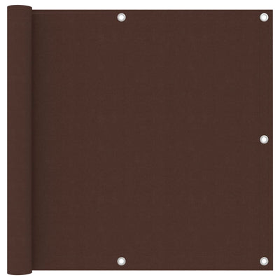 Parvekkeen suoja ruskea 90x400 cm Oxford kangas