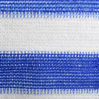 Parvekkeen suoja sininen ja valkoinen 120x300 cm HDPE