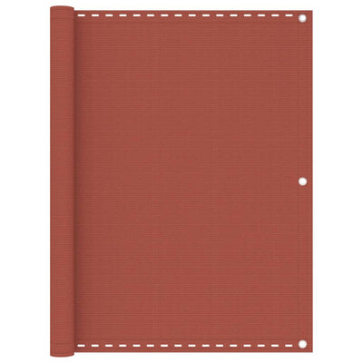 Parvekkeen suoja terrakotta 120x600 cm HDPE