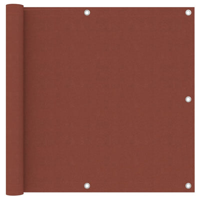 Parvekkeen suoja terrakotta 90x300 cm Oxford kangas