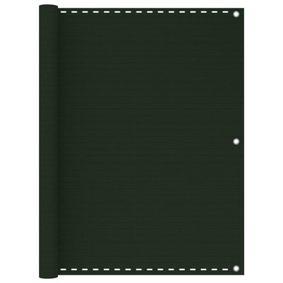 Parvekkeen suoja tummanvihreä 120x300 cm HDPE