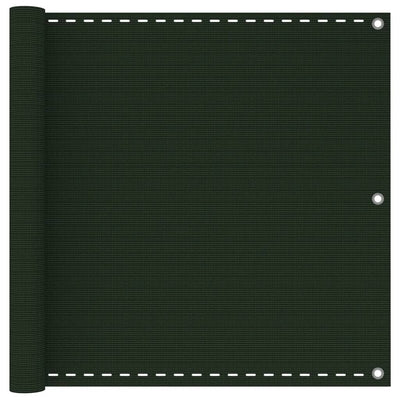 Parvekkeen suoja tummanvihreä 90x300 cm HDPE