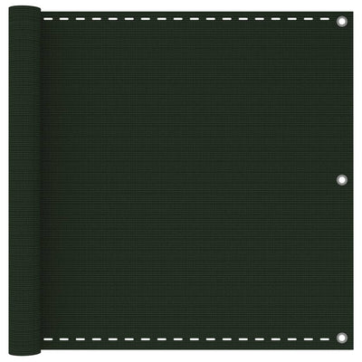 Parvekkeen suoja tummanvihreä 90x400 cm HDPE