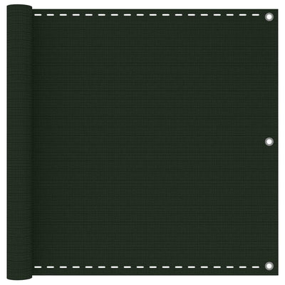 Parvekkeen suoja tummanvihreä 90x600 cm HDPE
