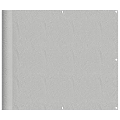 Parvekkeen suoja vaaleanharmaa 90x300 cm 100% Oxford polyesteri