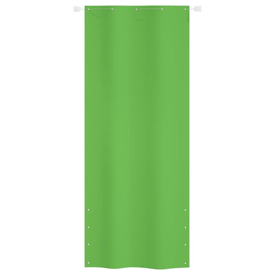 Parvekkeen suoja vaaleanvihreä 100x240 cm Oxford kangas