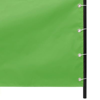 Parvekkeen suoja vaaleanvihreä 120x240 cm Oxford kangas