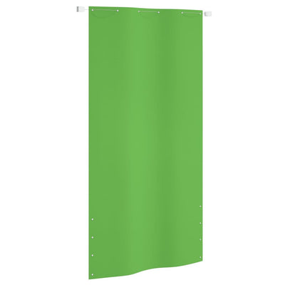 Parvekkeen suoja vaaleanvihreä 120x240 cm Oxford kangas