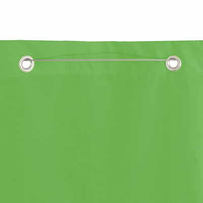 Parvekkeen suoja vaaleanvihreä 80x240 cm Oxford kangas