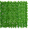 Parvekkeen suoja vihreillä lehdillä 200x150 cm