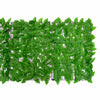 Parvekkeen suoja vihreillä lehdillä 300x75 cm