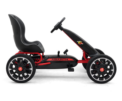 Musta Abarth-polkutraktori.
