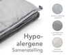 Peitotsdeken 7KG + Velvet Hoes Antrasiitti - Vuodevaatteet