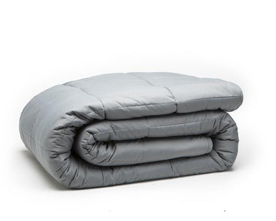 Peitotsdeken 7KG + Velvet Hoes Antrasiitti - Vuodevaatteet