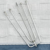 Pellavamaiset pimennysverhot koukuilla 2 kpl sininen 140x225 cm