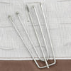 Pellavamaiset pimennysverhot koukuilla 2kpl rusk/harm 140x225cm