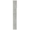 Pesukonekaappi betonin harmaa 64x25,5x190 cm tekninen puu
